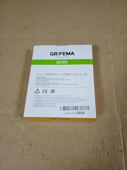 Grifema GA2003 Digital Kitchen Scales Trays 500g 0.05g Food Weighing Scale New