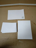 Anitas Plain Blank Cards Envelopes 5x7in White 240gsm Home Wedding Craft New