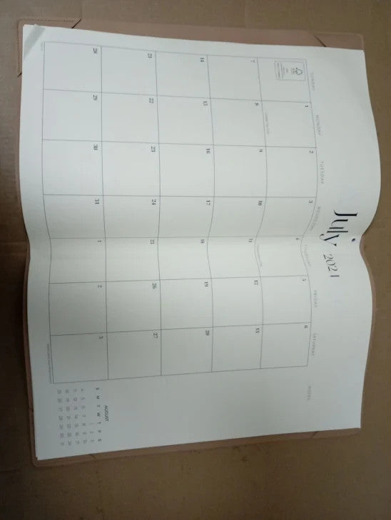 Simplified Desk Calendar 2024-2025 Desktop Mat Cabbrix Large Desk Pad New