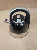 Judge Cordless Teapot Style Electric Kettle Fast Boil Quiet 2200W 1.7L Black