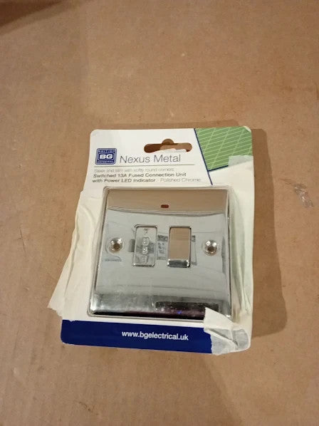 BG Electrical Switched Connection Unit LED Power Indicator Fused 13A NPC52 New