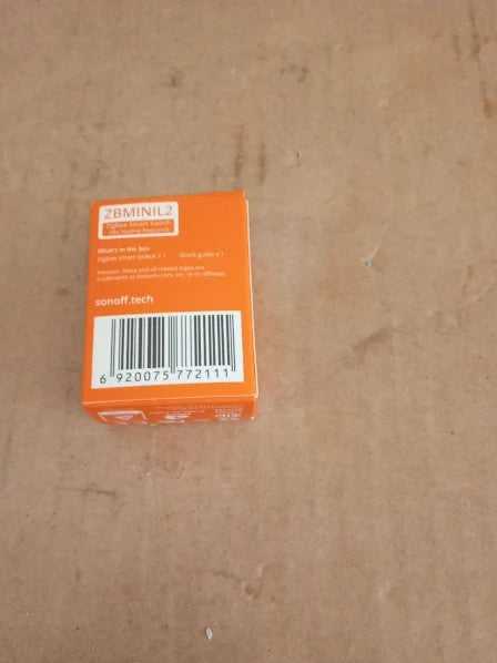 Sonoff Zigbee Smart Switch No Zero Neutral Wire Required 40x32x19mm New