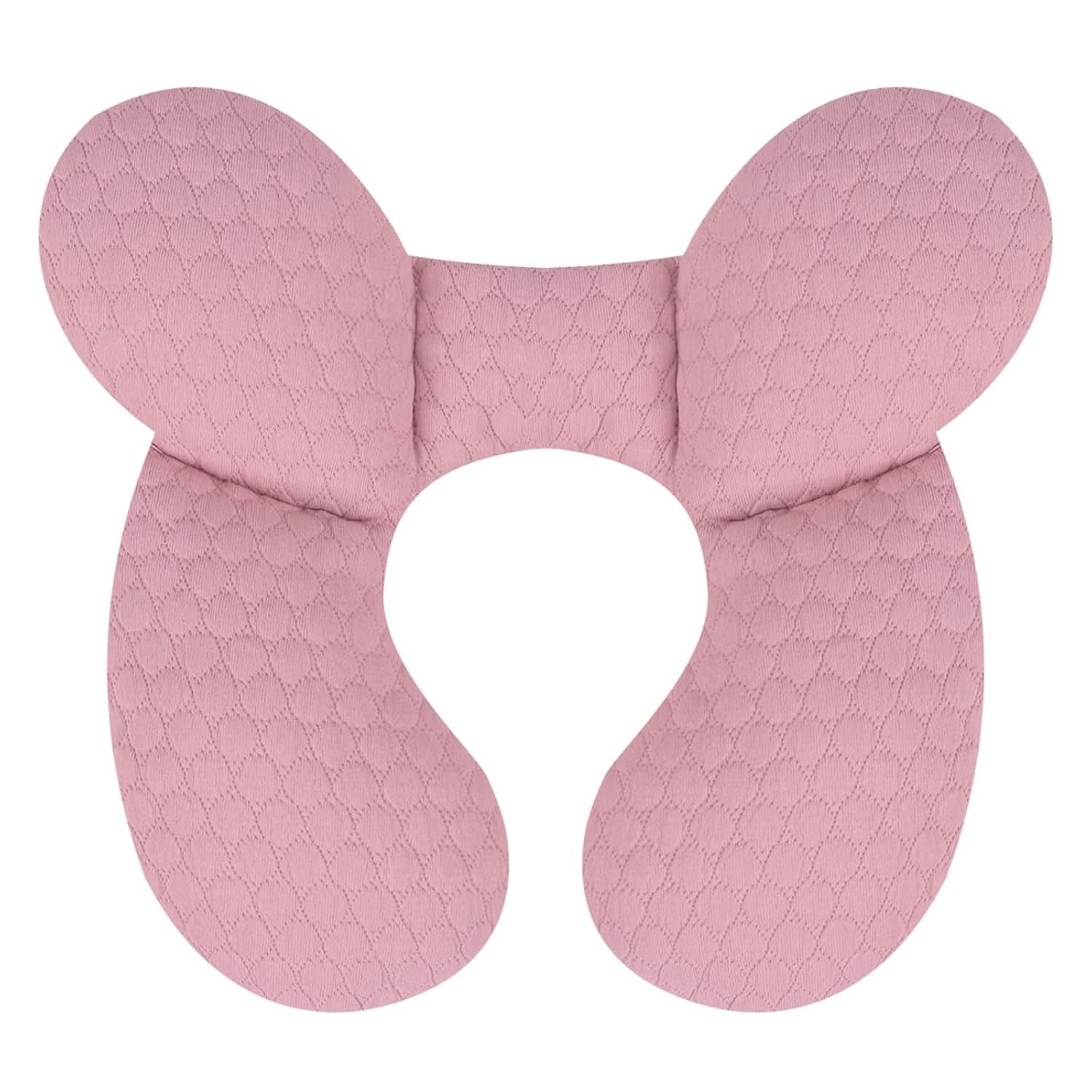 Kakiblin Baby Neck Upgraded Support Head Pillows Car Seat Pink Semicircular New