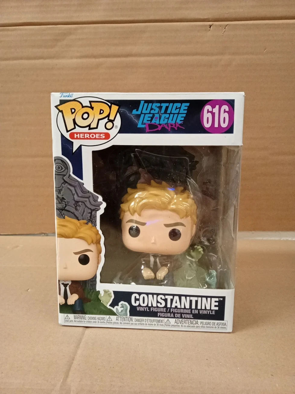 Funko POP Deluxe DC Comics Justice League Dark Constantine Figure Vinyl New
