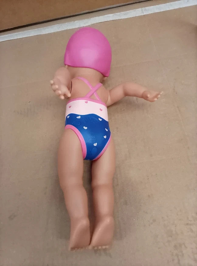 BABY Born Swimming Lizzie Bath Doll 30cm Water Play Toy Kids Ages 1 Design New