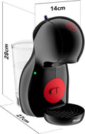Nescafe Dolce Gusto EDG210B Piccolo XS Coffee Machine Black 28.5x15.5x37.2cm New