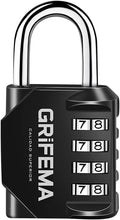 Grifema Combination Padlocks 4 Digit Code Locker Padlock Outdoor Heavy Duty New