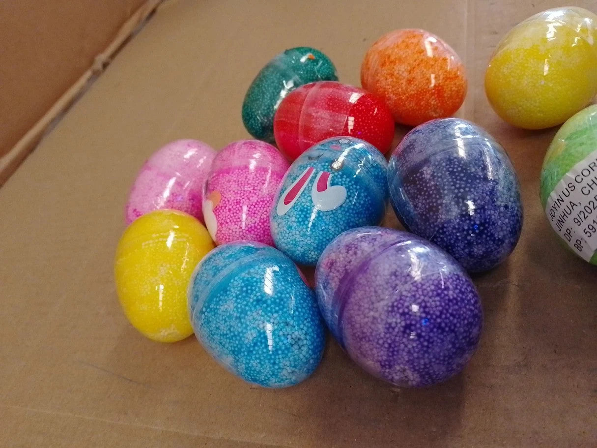 Joyin 12pc Easter Prefilled Eggs Foam Squishy Toy Cute Foam Stress Reliever New
