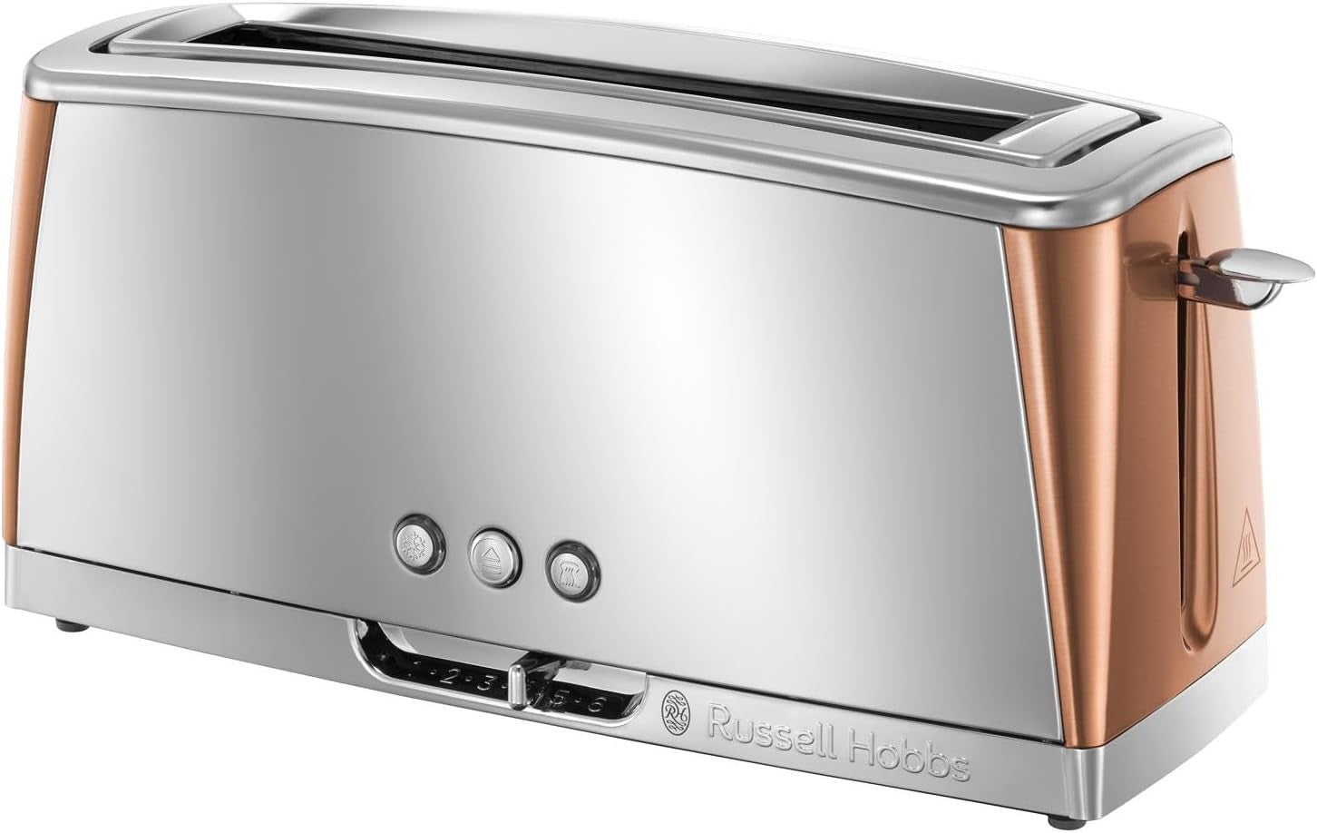Russell Hobbs Long Slot 2 Slice Luna Toaster With Faster Toasting Technology New