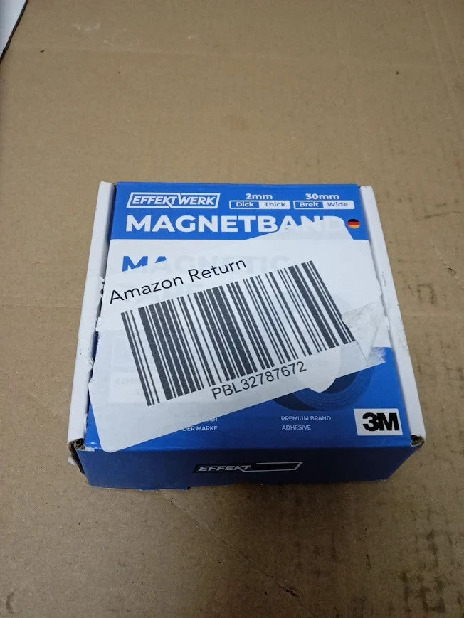 Effektwerk 3M Magnetic Tape Roll 3mx30mmx2mm Self Adhesive Magnet Strip