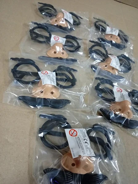 Baker Ross AW501 Funny Face Disguises Nose Party Eye Glasses Pack Of 7 New