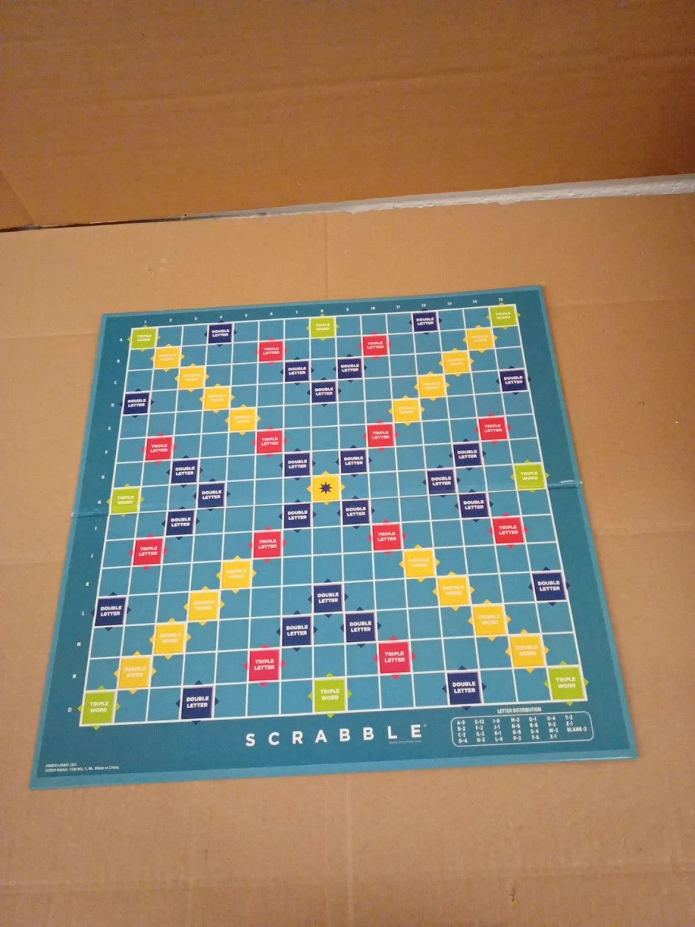 Mattel Scrabble Board Game HWD43 Family Word Two Ways To Play 2-4 Players New