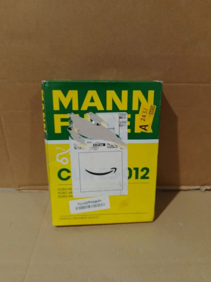 Mann Filter CUK 25 012 Cabin Air Filter Pollen Cars Vans 9.84x7.13x1.38in New