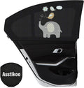 Asstikoo Car Window Shades Baby UV Protection Stretch Fit 2 Pieces 55x100cm