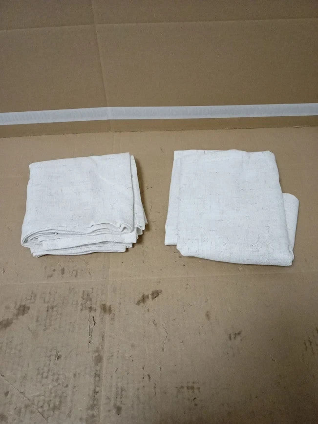 DWCN Short Kitchen Curtains 45in Drop Cupboard Tiers Cafe Rod Pocket 26x45in New
