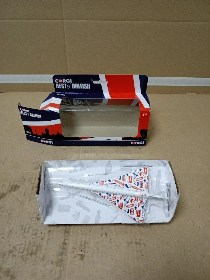 Corgi GS84007 Best British Concorde Red High Quality 185mmx17.2x13.3cm 3+ New
