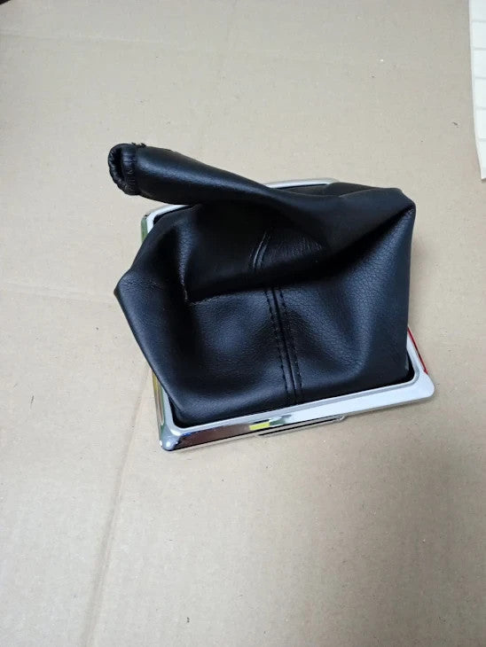 Evgatsauto Gear Stick Cover PU Leather Gear Gaiter Boot Dust Knob Replacement
