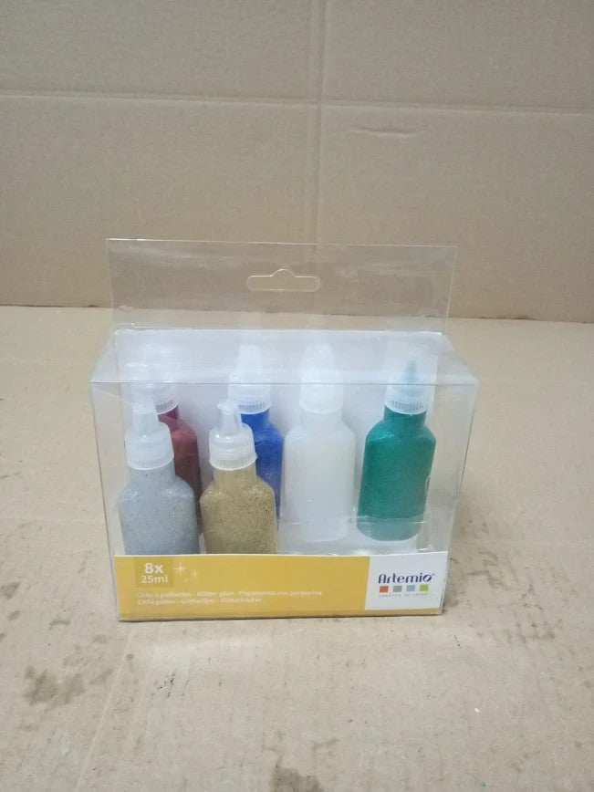 Artemio 20ml Glitter Glue Set 6 Multicolour New