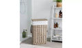 Argos Home Willow Laundry Basket Grey Wicker Clothes Hamper Storage Basket New