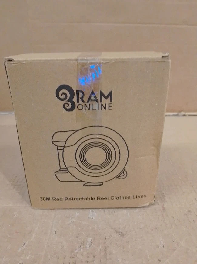 Ram Retractable Clothes Line Double Cable Heavy Duty Wall Mounted
