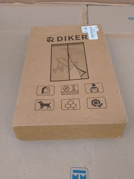 Diker Magnetic Fly Screen Net Doors 120x200cm Insect Protection No Gap New