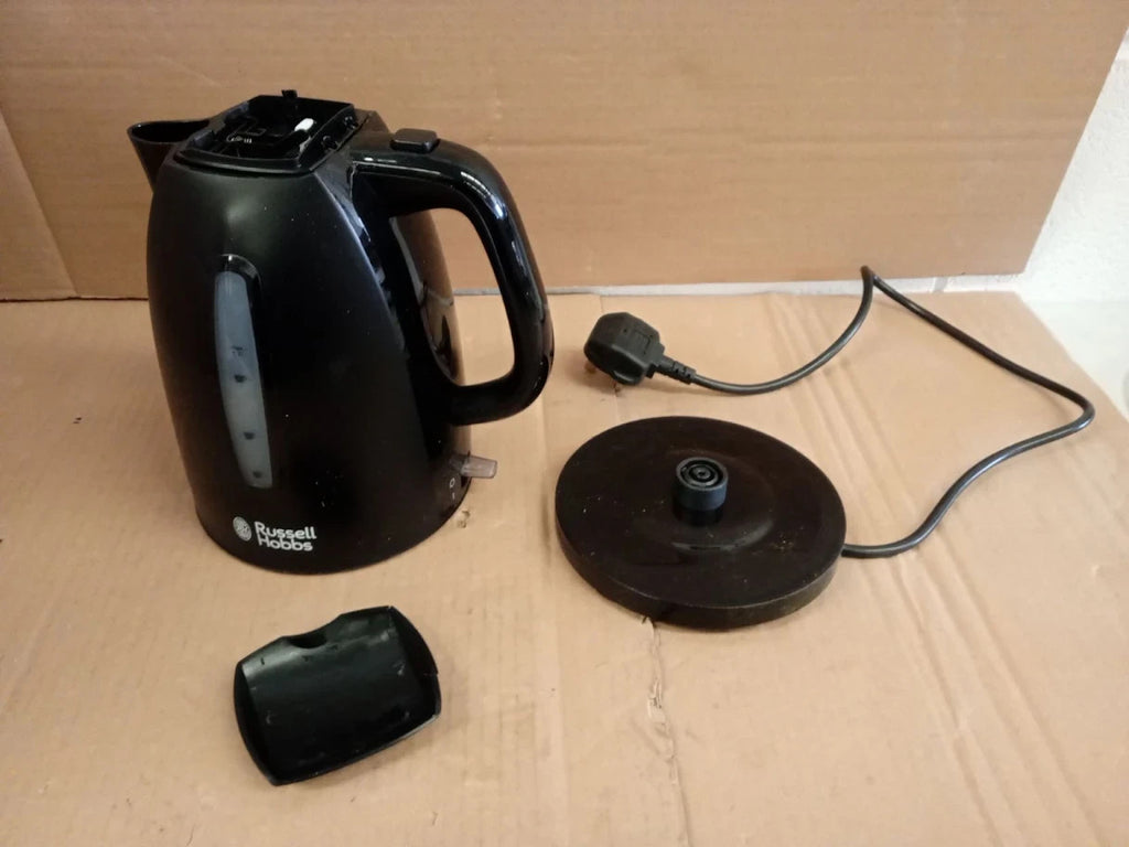 Russell Hobbs Textures Electric 1.7L Cordless Kettle Fast Boil 3kw Black Premium