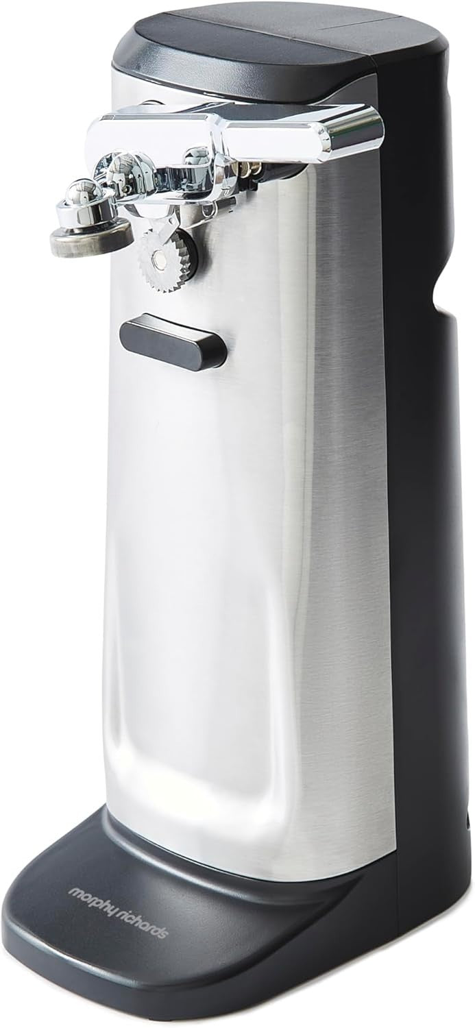 Morphy Richards 3 In 1 Electric Tin Can Opener Knife Sharpener Bottle Cap New
