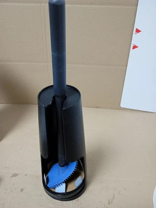 Tiger Tess Toilet brush Holder Freestanding Swoop Brush Flexible Black New
