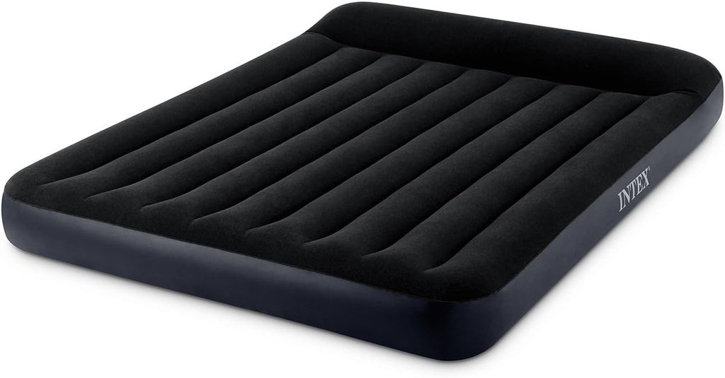 Intex Queen Pillow Rest Classic Airbed FiberTech RP Inflated 1.52mx20.3x25cm