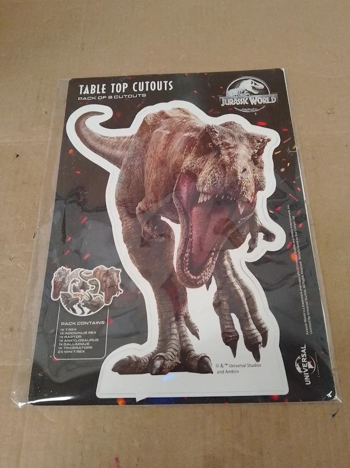 Jurassic World Trex Dinosaur Party Collectors Edition Table Top Party Pack New