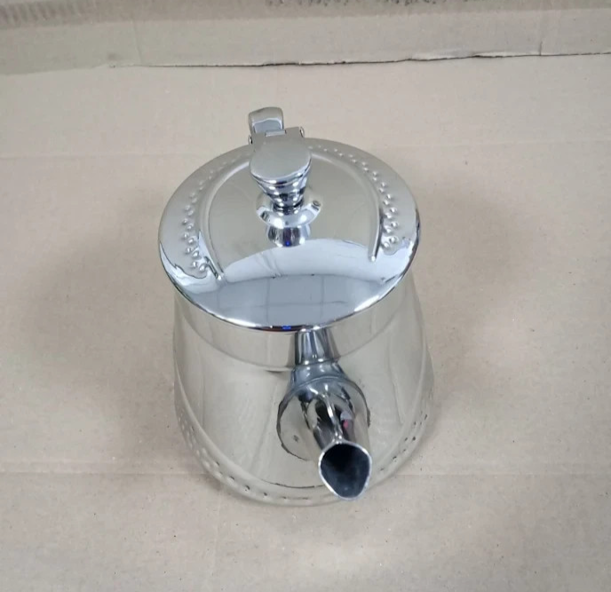 Cafe Ole AHT-024 Stainless Steel Tea Pot Silver Premium Materials Heavy Duty