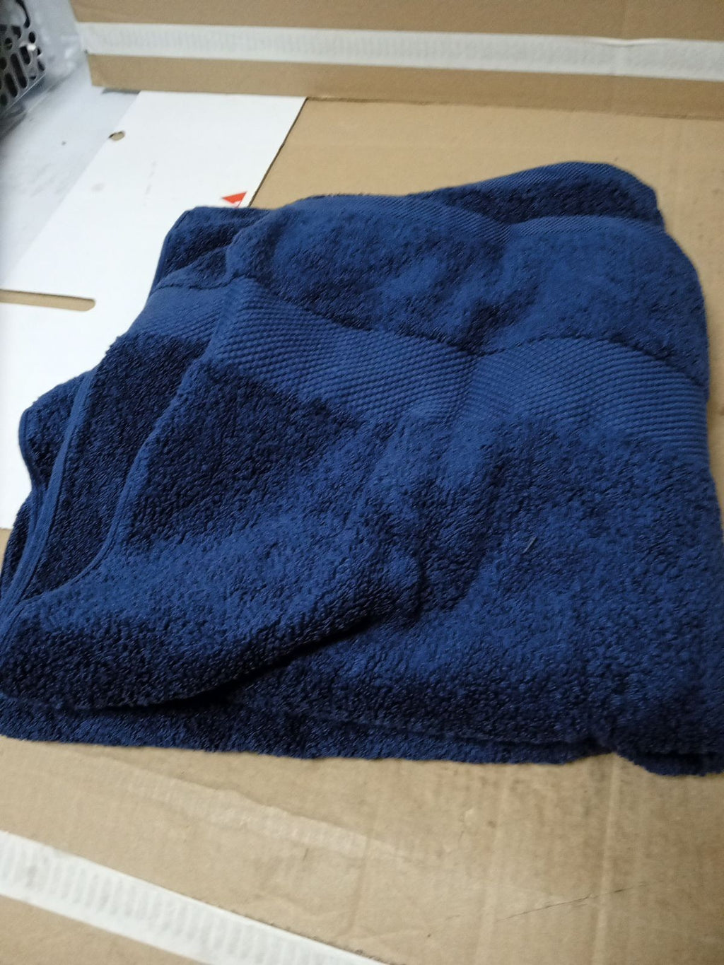 100% Cotton Navy Blue Bath Towel Soft Absorbent Bathroom 1 Piece 70x125cm