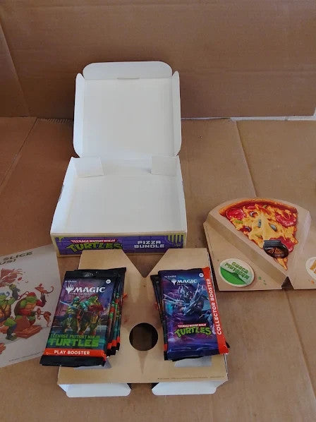 Magic The Gathering Teenage Mutant Ninja Turtles Pizza 3.465x7.362x0.1in New