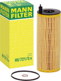 MANN FILTER HU 721/5 Oil Filter CARS + TRANSPORTERS Replacement Part
