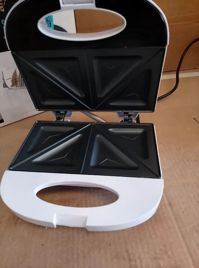 Daewoo Essentials 2 Slice Sandwich Toaster Deep Fill Non stick Toasting Plates