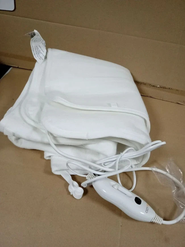 Cozytek Double Electric Blanket 135x120cm Soft Polyester Fitted Underblanket