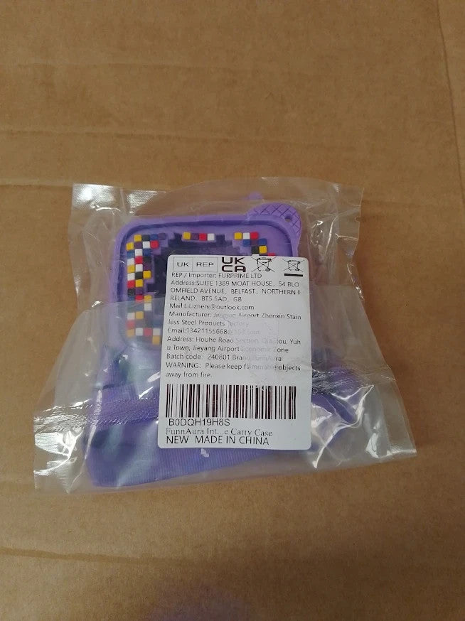 FunnAura Bitzee Digital Pet Case Purple Shockproof Protective Carry Design New