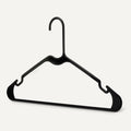 Amazon Basics Plastic Clothes Hangers Adult Size 50pcs Black 16.18w8.78cm New