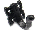 Merriway BH00523 Antique Single Robe Hook For Hats Coats Robes Black New