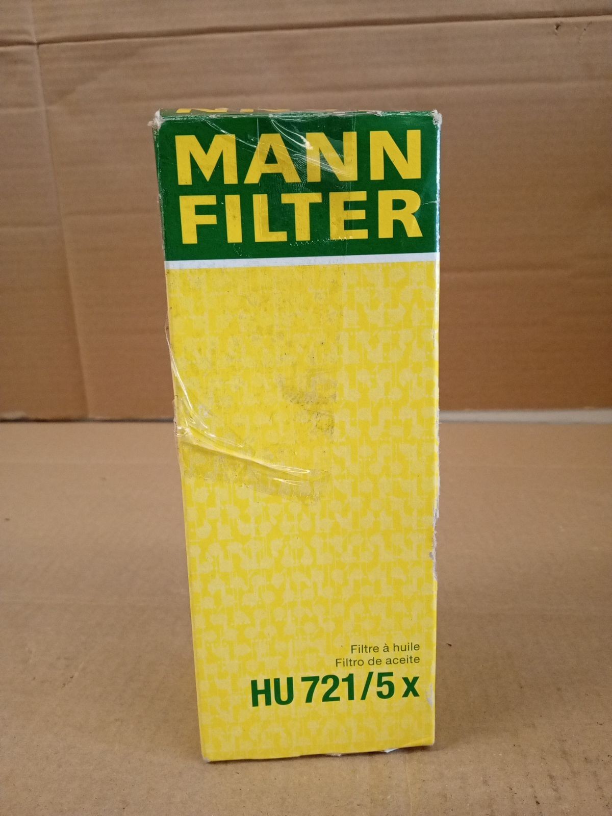 MANN FILTER HU 721/5 Oil Filter CARS + TRANSPORTERS Replacement Part