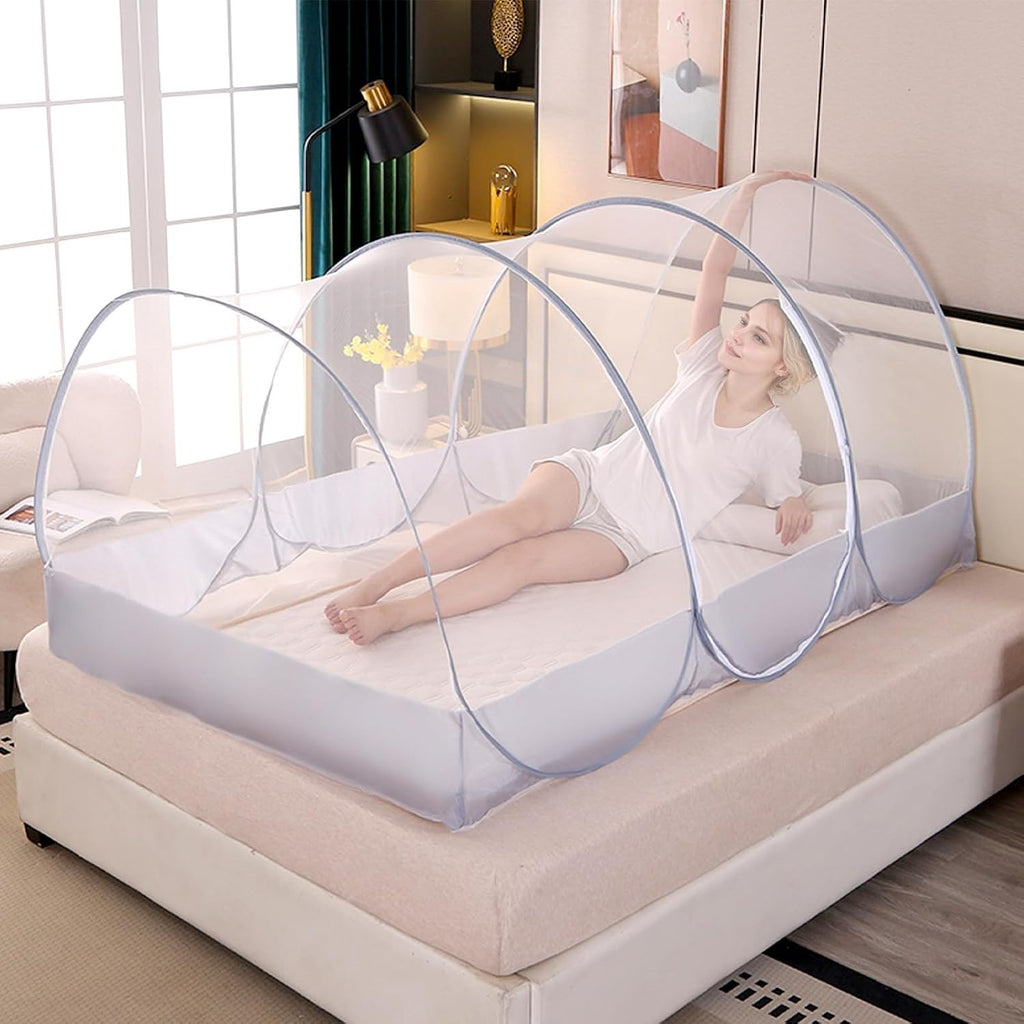 Foldable Mosquito Net Ultra Light Pop Up Portable Camping Tent 190x90x90cm New