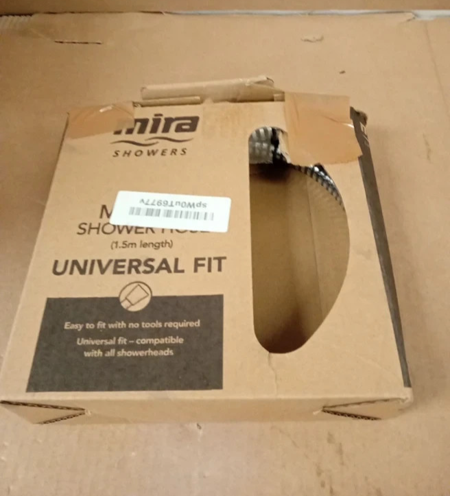 Mira Zest Universal Shower Hose 1.5m Silver Chrome Design Replacement Hose