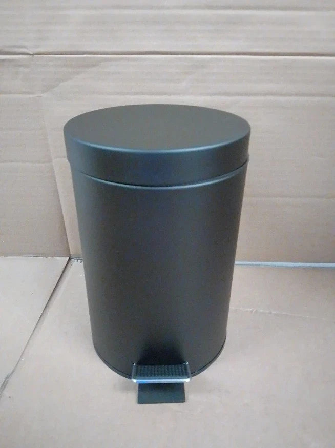 Argos Home 3 Litre Bathroom Pedal Bin Black Small Waste Quality Design Durable
