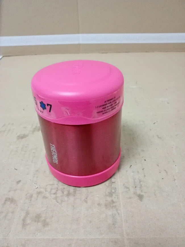 Thermos Pink Kids Food Flask 290ml BPA Free Stainless Steel Spill Proof Thermal