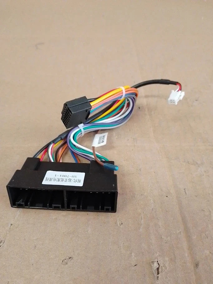 16pin Car Radio Stereo Power Wiring Retrofit Harness Cable Antena Black New