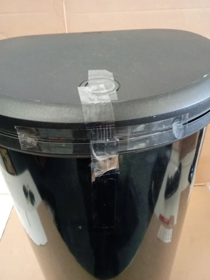Curver 40 Litre Deco Touch Top Kitchen Bin Made Of Resin Built In Bin Black