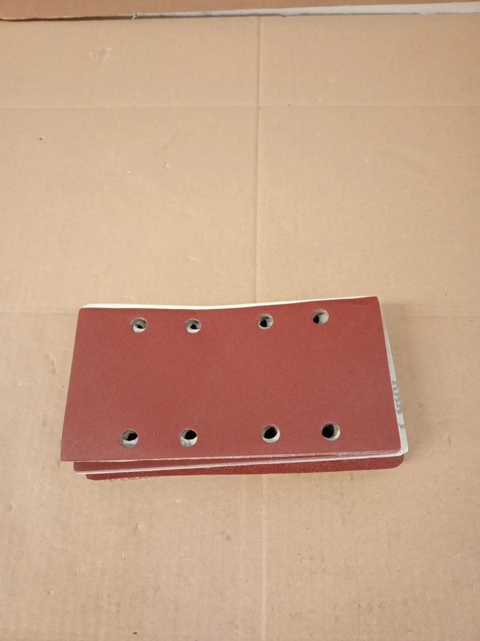 40 Pices Sanding Sheets Electric Sander Rectangle Pads 8 Holes 95x185mm Grits