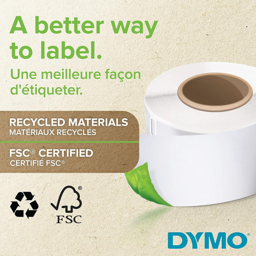 DYMO Authentic LabelWriter Multi Purpose Labels 54x70mm Roll 320 Easy Peel New