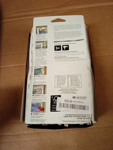 Duck Max Strength Seal Insulation Kit Winter Fits Up To 5 Windows 62x210in