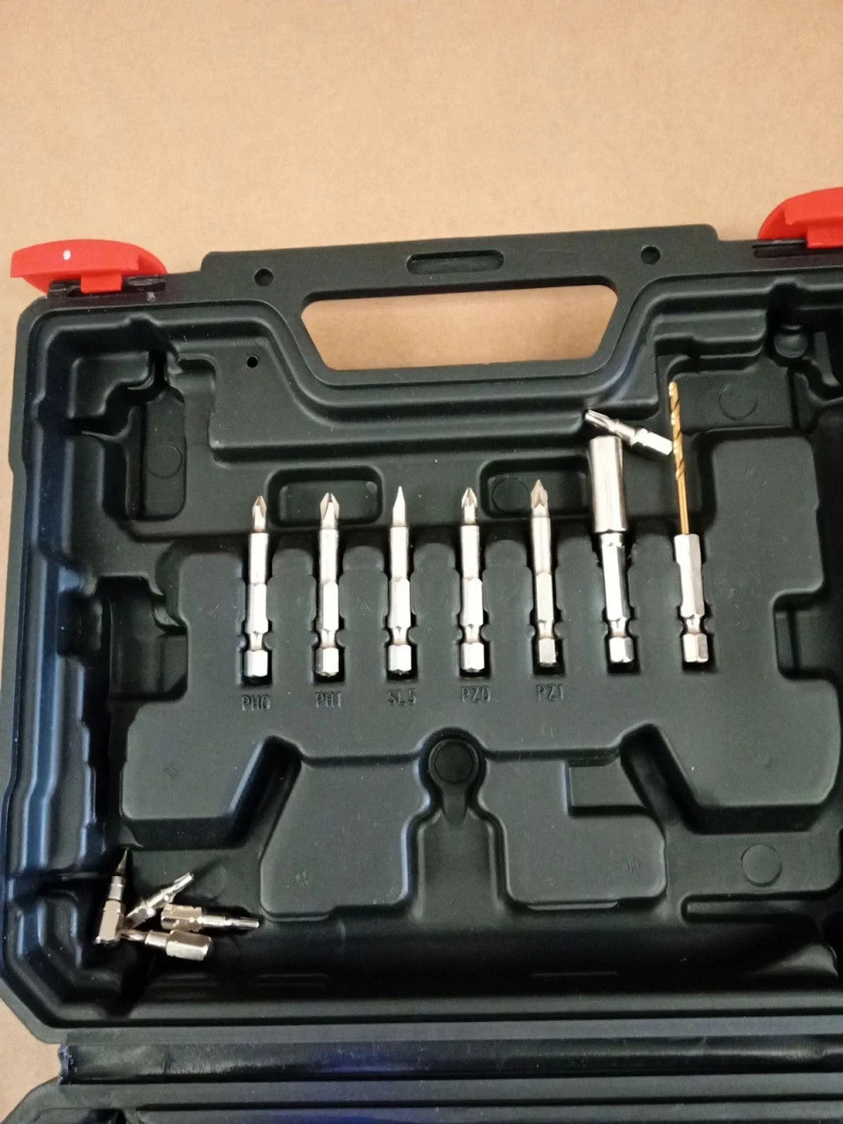 HYCHIKA Electric Screwdriver 6Nm Torque Cordless Screwdriver 2000mAh 3.6V LED